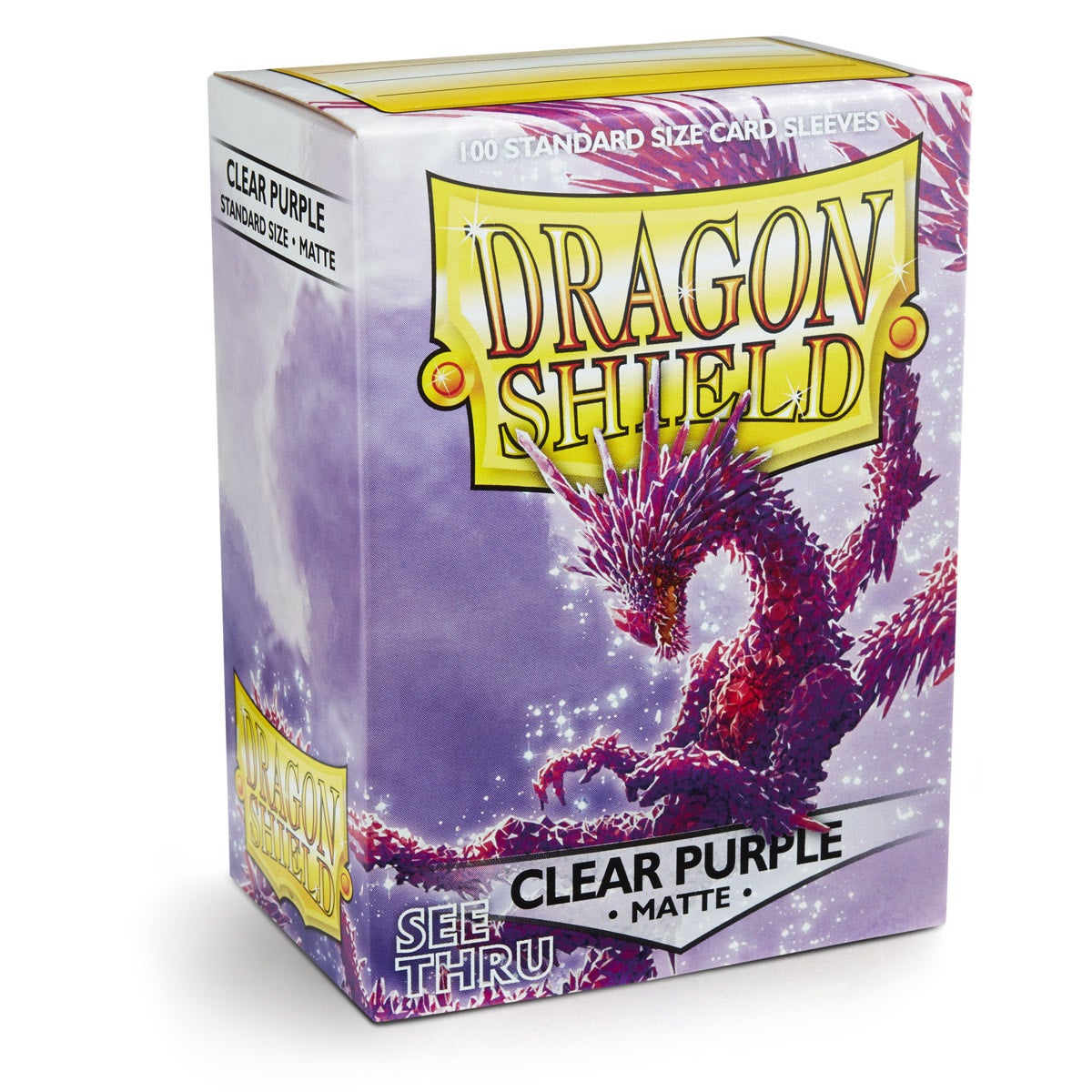 Dragon Shield Matte 100 Sleeves Purple Magic Pokemon